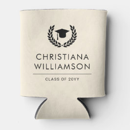 Enfriador De Latas Graduación universitaria personalizada elegante