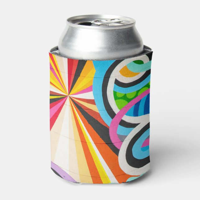 Enfriador De Latas Grafiti abstracto  (Lata Anverso)