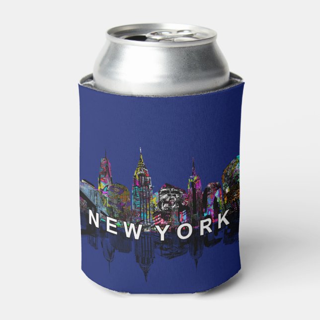 Enfriador De Latas Grafiti en Nueva York (Lata Anverso)