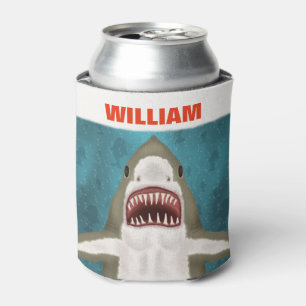 Enfriador De Latas Gran océano personalizado ataque del tiburón