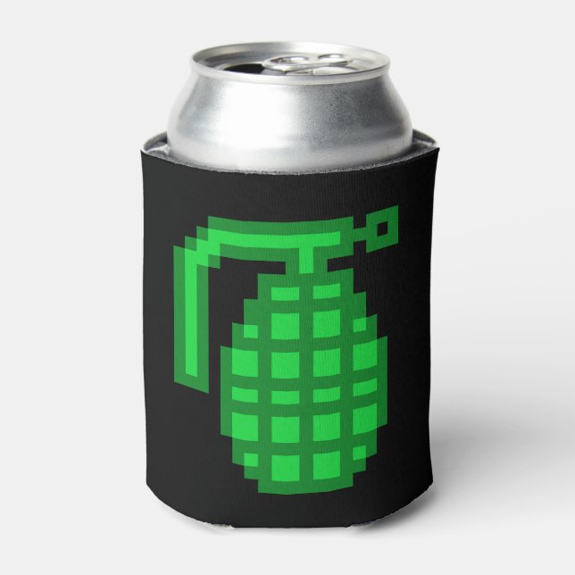 Enfriador De Latas Granada de 8 bits (Lata Anverso)