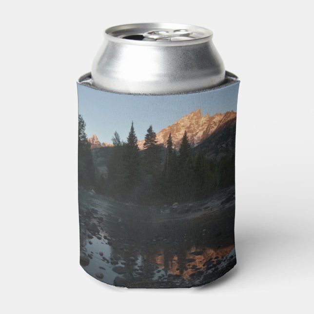 Enfriador De Latas Grand Teton Sunrise en Cottonwood Creek (Lata Anverso)