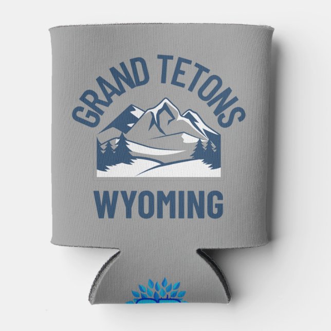 Enfriador De Latas Grand Tetons Wyoming (Anverso)