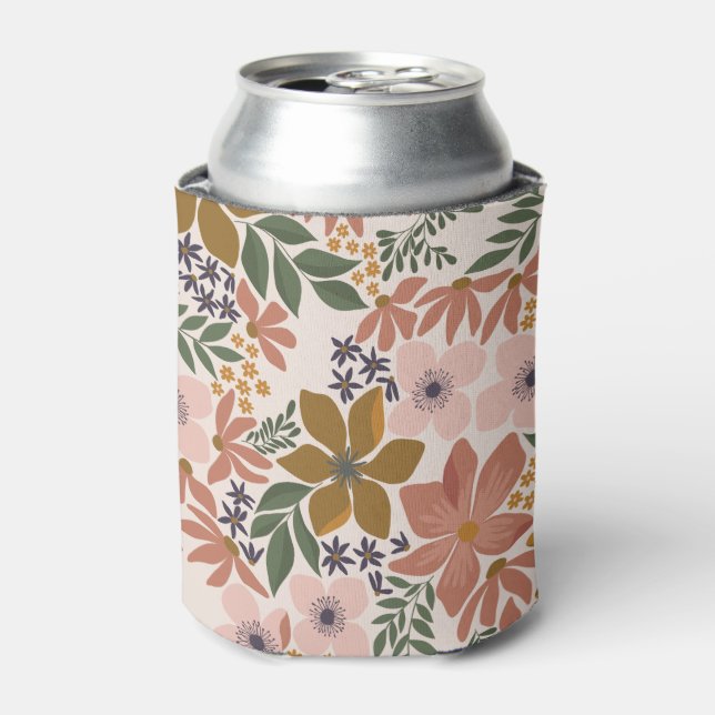 Enfriador De Latas Granja Floral  (Lata Anverso)