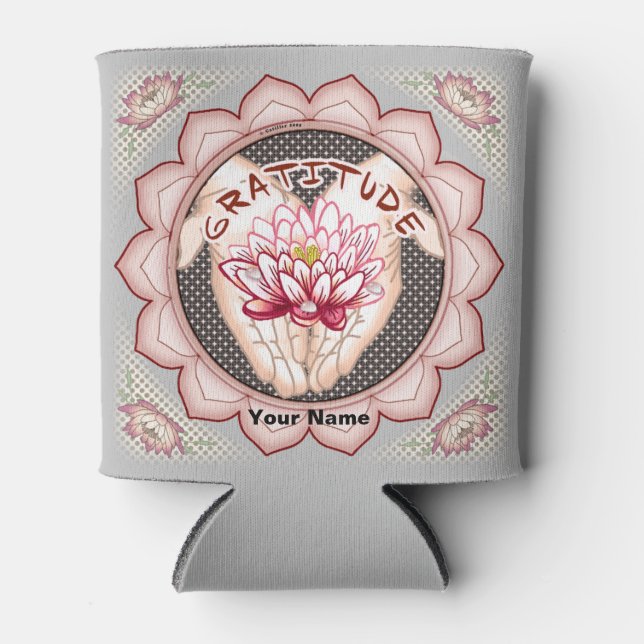 Enfriador De Latas Gratitude Lotus Refrigerador de bebidas (Anverso)