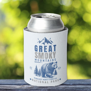 Enfriador De Latas Great Smoky Mountains Vintage Bear – National Park