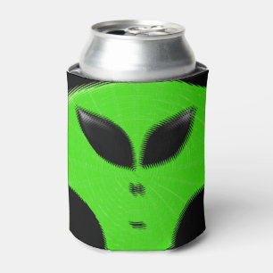 Enfriador De Latas Green Alien Head