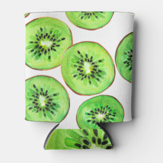 Enfriador De Latas Green Kiwi Fruth Watercolor Set