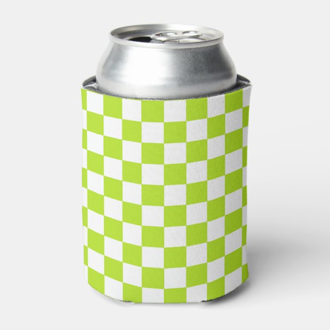 Enfriador De Latas Green Lime y White (Lata Anverso)