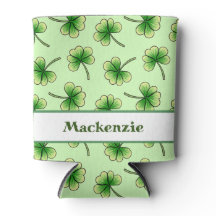 Green St Patrick's Day personalizado sobre la luz 