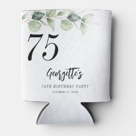 Enfriador De Latas Greenery Botánico Eucalyptus 75º cumpleaños