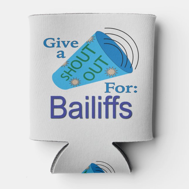 Enfriador De Latas Gritos a los alguaciles (Anverso)