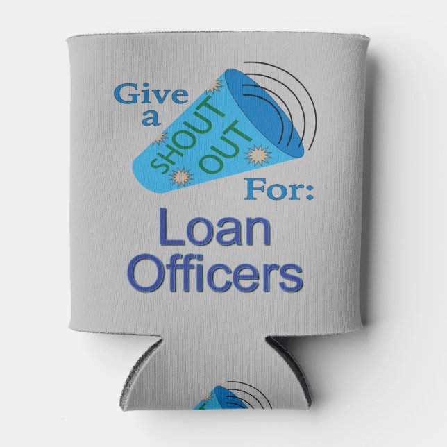 Enfriador De Latas Gritos a los responsables de préstamos (Anverso)