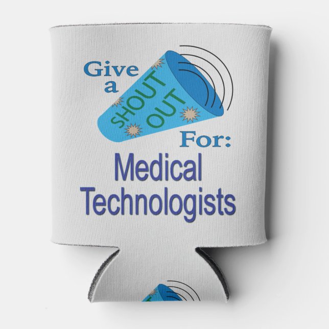 Enfriador De Latas Gritos a los técnicos médicos (Anverso)