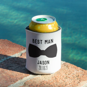 Enfriador De Latas Groom Mejor regalo de la fiesta de la boda masculi