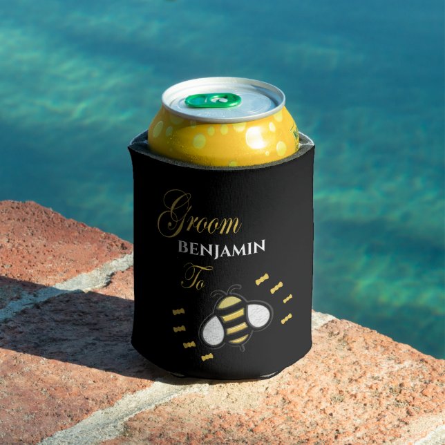 Enfriador De Latas Groom To Be Bachelate Party Personalize (Piscina in situ)