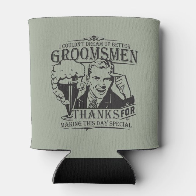 Enfriador De Latas Groomsmen (Reverso)