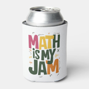 Enfriador De Latas Groovy Math es mi mermelada de vuelta a la escuela