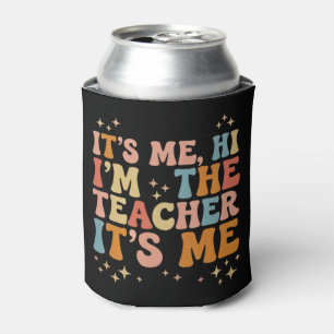 Enfriador De Latas Groovy Soy Yo Hola Soy El Profesor Es Yo Escuela
