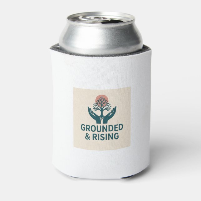 Enfriador De Latas Grounded & Rising Koozie (Reverso de la lata)