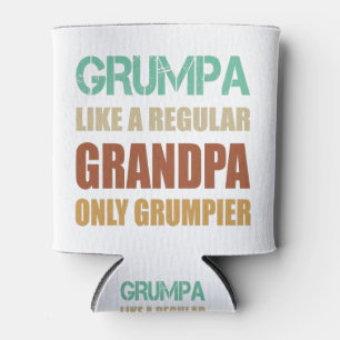 Enfriador De Latas Grumpa Como Un Abuelo Regular Sólo Padre Grumpista