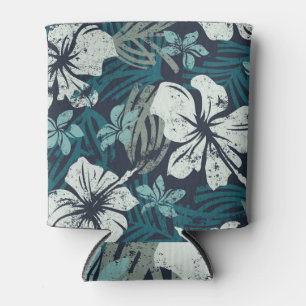 Enfriador De Latas Grunge Hibiscus, Papel de escritorio tropical flor