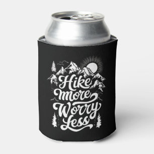 Enfriador De Latas Grupo de Camping al Aire Libre Hike More Worry Les