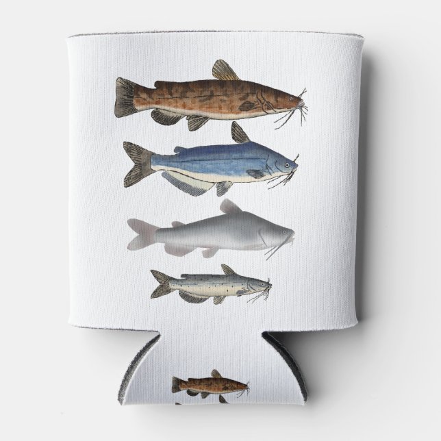 Enfriador De Latas Grupo de pescadores de pescado de Norteamérica (Anverso)