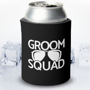 Enfriador De Latas Grupo Groomsman Grupo Bacheler Party Squad