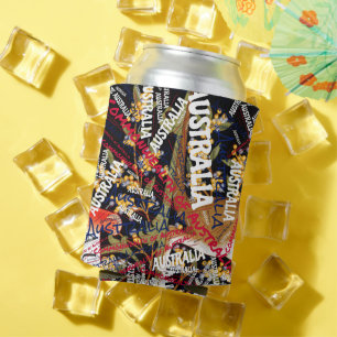 Enfriador De Latas "¡Guay Abajo Australia!" Patriótico