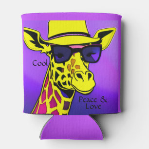 Enfriador De Latas Guay Giraffe Gafas de sol Paz y Amor