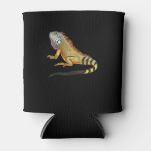 Enfriador De Latas Guay Rasgo de Iguana Tropical, Regalo Mascota