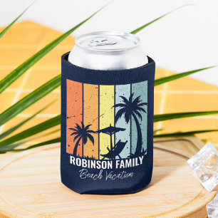 Enfriador De Latas Guay Retro Beach vacaciones Personalizado Marina A