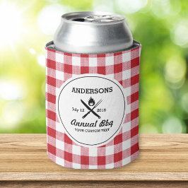 Enfriador De Latas Guay Retro Summer BBQ Grill Utensilios Red Check