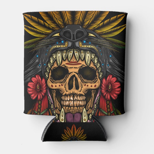 Enfriador De Latas Guerrero azteca (Anverso)