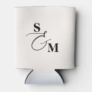 Enfriador De Latas Guión Clásico Ampersand Boda Moderna