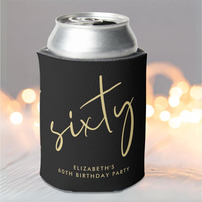 Enfriador De Latas Guión de moda 60 cumpleaños (Subido por el creador)