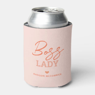 Enfriador De Latas Guión Naranja rosa Lady Pastel