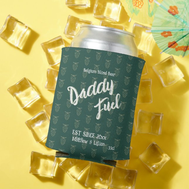 Enfriador De Latas Guión ruso "Daddy Fuel" salto de patrón verde (Verano in situ)