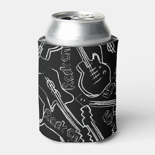Enfriador De Latas Guitarra de rock (Lata Anverso)