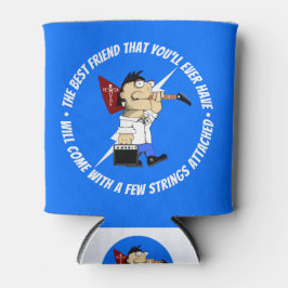 Enfriador De Latas Guitarra Jugador Mejor Amigos En La Carretera Pers