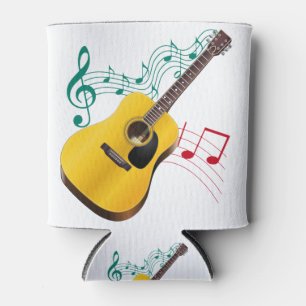 Enfriador De Latas guitarras con notas musicales