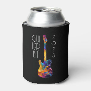 ENFRIADOR DE LATAS GUITARRISTA REGALO DE BANDA DE GUITARRA COLORIDA 2
