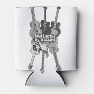 Enfriador De Latas Guitarristas negros y blancos retro para guitarris