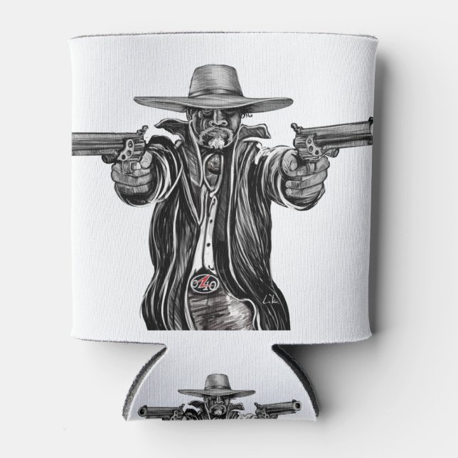 Enfriador De Latas Gun Fighter (Anverso)