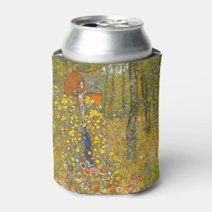 Enfriador De Latas Gustav Klimt Farm Garden con Crucifix