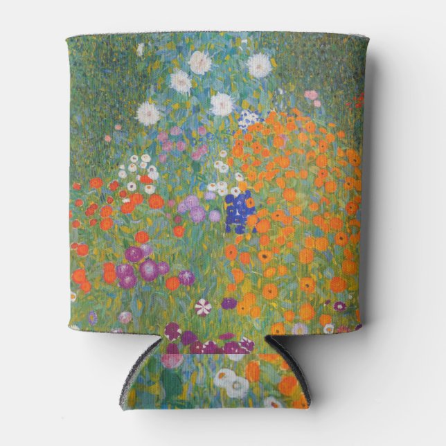Enfriador De Latas Gustav Klimt Flor Jardín Naturaleza (Anverso)