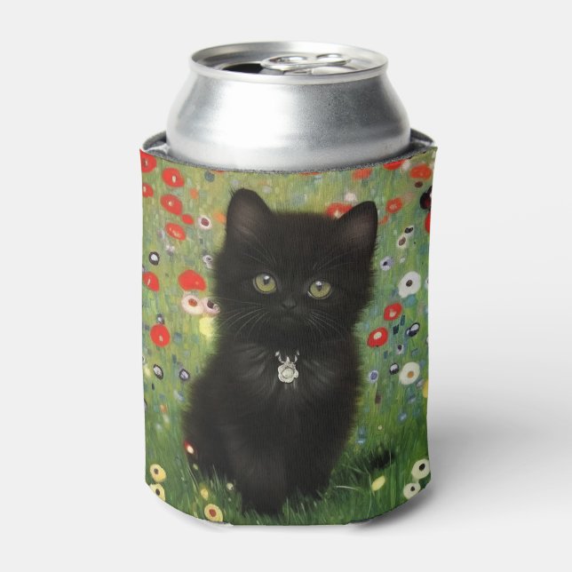 Enfriador De Latas Gustav Klimt Kitten (Lata Anverso)