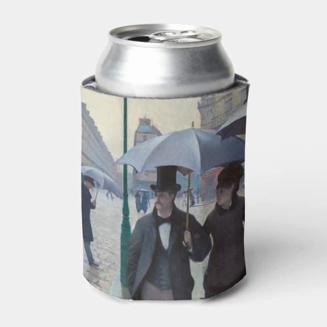 Enfriador De Latas Gustave Caillebotte - Paris Street; Rainy Day (Lata Anverso)