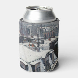 Enfriador De Latas Gustave Caillebotte - Tejados bajo la nieve